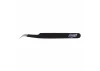 Excel Slant Point Fine Point Tweezers, Black (Carded)