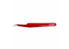 Excel Slant Point Fine Point Tweezers, Red (Carded)
