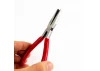 Excel 5in Spring Loaded Soft Grip Plier, Flat Nose (Carded)