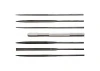 Excel Assorted File Set with Handle, Cut #2 with Square, Round, Halfround, Equaling, Knife and Flat (6pcs) (Carded)