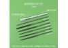 Excel Assorted File Set with Handle, Cut #2 with Square, Round, Halfround, Equaling, Knife and Flat (6pcs) (Carded)