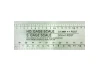 Excel 12in Scale Model Railroad Ruler (Pouch)