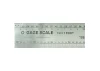 Excel 12in Scale Model Railroad Ruler (Pouch)
