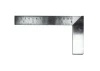 Excel 6in (15.24cm) Precision Carbon Steel Machine Square(Bulk)