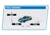 E-Zee RC 1:43 Lighting Strasse 4WD Drift Car With Gyro - Blue