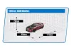 E-Zee RC 1:43 Lighting GTR 4WD Drift Car With Gyro - Red