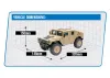 E-Zee RC 1:16 4WD RC Hummer Military Truck