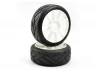 Fastrax 1:8 Premounted Slick Tyres Grid Iron/Split Spoke