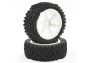 Fastrax 1:10 Mounted Buggy Tyres Street Front (Spoked)