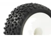 Fastrax 1:10 Mounted Cuboid Buggy Rear Tyres Dished