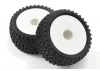 Fastrax 1:10 Mounted Cuboid Buggy Rear Tyres Dished
