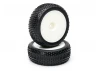 1:10 Pre Glued Buggy Tyres - 12mm Hex - Block Pattern - Front (2)