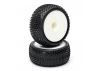 1:10 Pre Glued Buggy Tyres - 12mm Hex - Block Pattern - Rear (2)