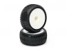 1:10 Pre Glued Buggy Tyres - 12mm Hex - Block Pattern - Rear (2)