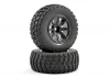 Fastrax 1:10 SC Wave Mounted 8-Spoke Wheels (12mm)