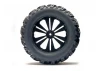 Fastrax 1:10 Mimic Truck Tyre Mounted Split-Spoke (12mm Hex)
