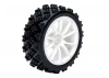 Fastrax 1:10 Rally Tyres on 10 Spoke White Wheels (4)