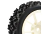 Fastrax 1:10 Rally Tyres on 10 Spoke White Wheels (4)