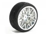 Fastrax Street Tread Tyres on Star Spoke Chrome Wheels (4)