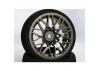 Fastrax 1:10 Street Treaded Tyres on Star Gun Metal Wheels (4)