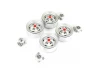 Fastrax Aluminium Beadlock Star 1.9 Wheels - Silver (4)