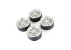 Fastrax Aluminium Beadlock Ten 1.9 Wheels - Silver (4)