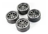 Fastrax Aluminium Beadlock Ten 1.9 Wheels - Titanium Colour (4)