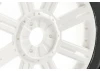 Fastrax 1:8 Maze Tyres Mounted on 8 Spoke White Wheels (2)
