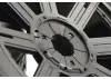Fastrax 1:8 Paddle Tyres Mounted On 8 Spoke Black 17mm Hex Wheels - 1 Pair