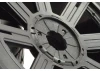 Fastrax 1:8 Paddle Tyres Mounted On 8 Spoke Black 17mm Hex Wheels - 1 Pair