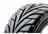 Fastrax 1:8 Truggy Eagle Tyres Mounted on 5 Spoke White Zero Offset Wheels (2)