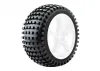 Fastrax 1:8 Truggy Rock Mounted On 5-Spoke White 0 Offset (2)