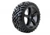 Fastrax 1:8 Truggy Arrow Mounted On 5-Spoke Black 0 Offset (2)