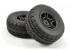 Fastrax 1:10 SC Eagle Treaded Road Tyres Mounted on 12mm Hex Slash 2WD Front Wheels (2)