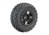 Fastrax 1:10 SC Rock Block Tyres Mounted on Slash Rear Wheels (2)
