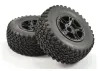 Fastrax 1:10 SC ZigZag Tyres Mounted on Slash Rear Wheels (2)