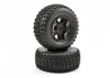 Fastrax 1:10 SC ZigZag Tyres Mounted on Slash Rear Wheels (2)