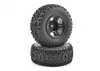 Fastrax 1:10 SC Stinger Tyres Mounted on 12mm Hex Slash 2WD Front Wheels (2)