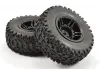 Fastrax 1:10 SC Stinger Tyres Mounted on 12mm Hex Slash 2WD Front Wheels (2)
