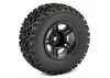 Fastrax 1:10 SC Stinger Tyres Mounted on Slash Rear Wheels (2)