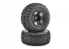 Fastrax 1:10 SC Stinger Tyres Mounted on Slash Rear Wheels (2)