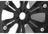 Fastrax Jigsaw 1:8 MT Tyres Mounted on Spoked Black Half Inch Offset Wheels (2)