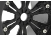 Fastrax Jigsaw 1:8 MT Tyres Mounted on Spoked Black Half Inch Offset Wheels (2)