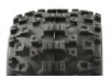 Fastrax Stinger 1:8 MT Tyres Mounted on Spoked Chrome Half Inch Offset Wheels (2)