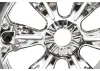 Fastrax Arrow 1:8 MT Tyres Mounted on Spoked Chrome Half Inch Offset Wheels (2)