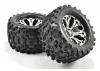 Fastrax 1:10 MT Stinger Mount 6-Spoke Chrome 1/2 Offset (2)