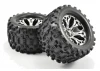 Fastrax 1:10 MT Stinger Mount 6-Spoke Chrome - Bearing Fit (2)