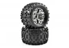 Fastrax 1:10 MT Stinger Mount 6-Spoke Chrome - Bearing Fit (2)