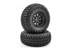 Fastrax Slinger 1.9 Tyres Mounted on Black Wheels (2)