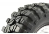 Fastrax Sawblock Scale 1.9 Wheels with Tyres - 108mm OD - Chrome (2)